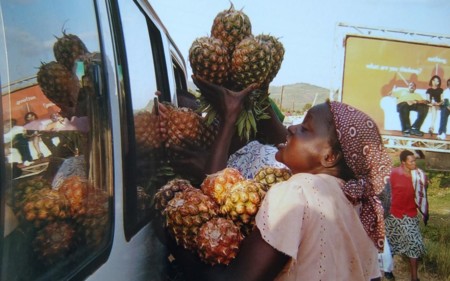 Ananasförsäljare, Chabera Kenya