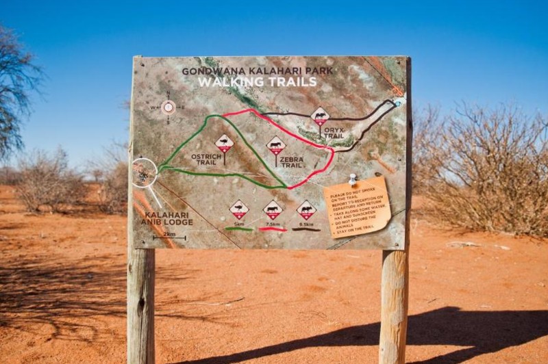 Kalahari walking trails